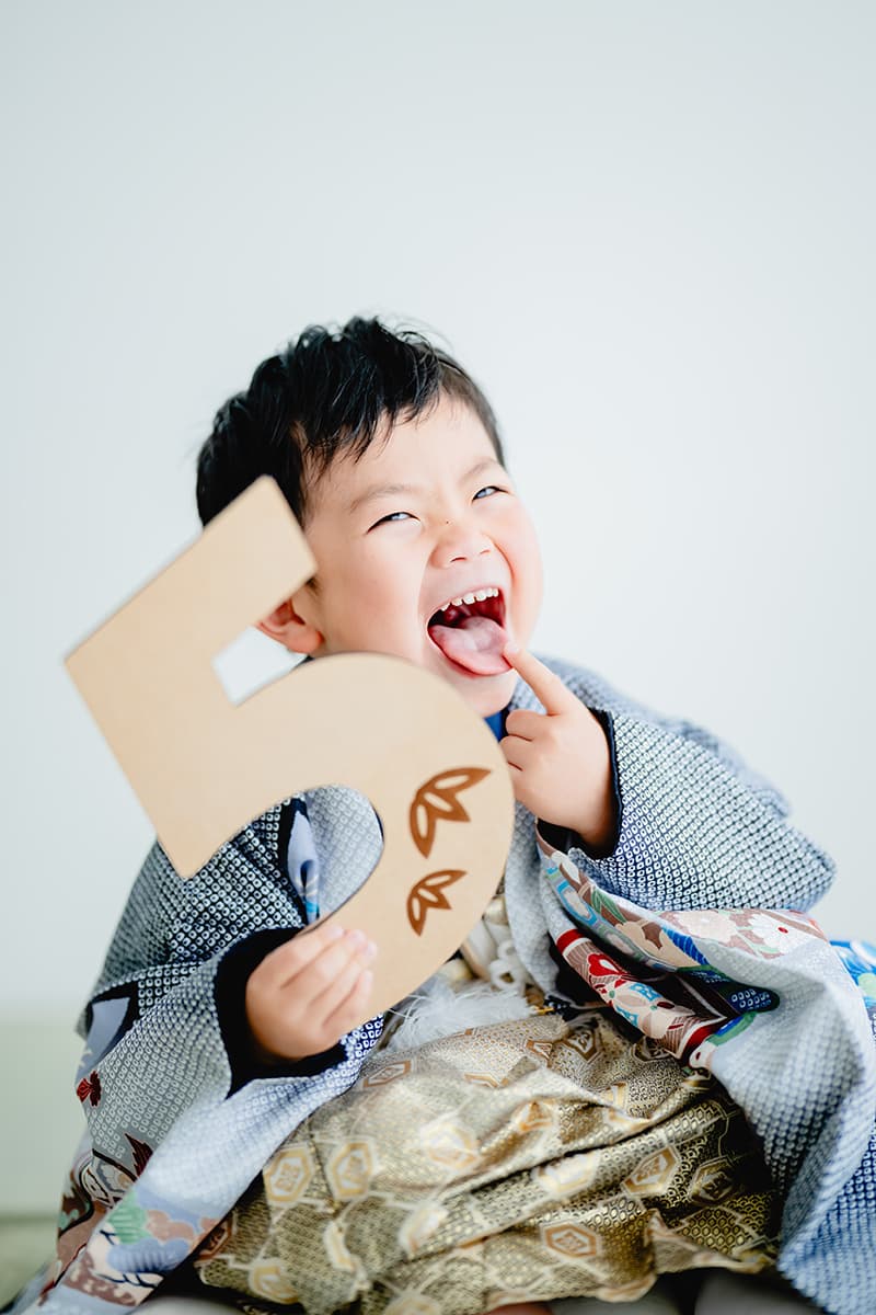 ユーモアファミリー｜京都の七五三撮影